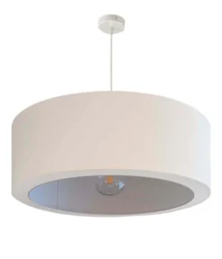 Abat-jours Suspensions Suspension Silvio Blanc Cassé T 65 X H 25 -Luminaires Soldes 202 suspension silvio blanc casse t 65 x h 25 2