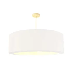 Abat-jours Suspensions Suspension Silvio Blanc Cassé T 65 X H 25