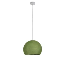 La Case De Cousin Paul Suspensions Suspension Simple Coupole M Dragée -Luminaires Soldes 202 suspension simple coupole m vert olive