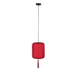Dutchbone Suspensions Suspension Style Lanterne Japonaise D30cm Rouge