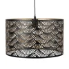 Maisons Du Monde Suspensions Suspension Tambour En Métal Noir Perforé D42 -Luminaires Soldes 202 suspension tambour en metal noir perfore d42 1000 16 9 195907 1