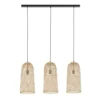 Maisons Du Monde Suspensions Suspension Triple En Bambou Et Métal Noir -Luminaires Soldes 202 suspension triple en bambou et metal noir 1000 16 3 210374 1