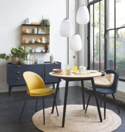 Maisons Du Monde Suspensions Suspension Triple En Verre Givré Et Métal Noir -Luminaires Soldes 202 suspension triple en verre givre et metal noir 1000 9 14 201119 3