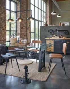 Maisons Du Monde Luminaires Suspension Triple Indus Tuyaux En Métal Noir -Luminaires Soldes 202 suspension triple indus tuyaux en metal noir 1000 8 37 165554 13